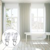 Barydat Curtain Track Roller Hooks Rail Pulleys Runners Plastic Ceiling