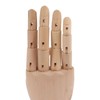 Flexible Wooden Hand Model Moveable Wooden Artists Manikin Hand Figure