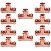 ProPress Fitting Copper Press Tee 1-Inch Fitting Pack 10, No