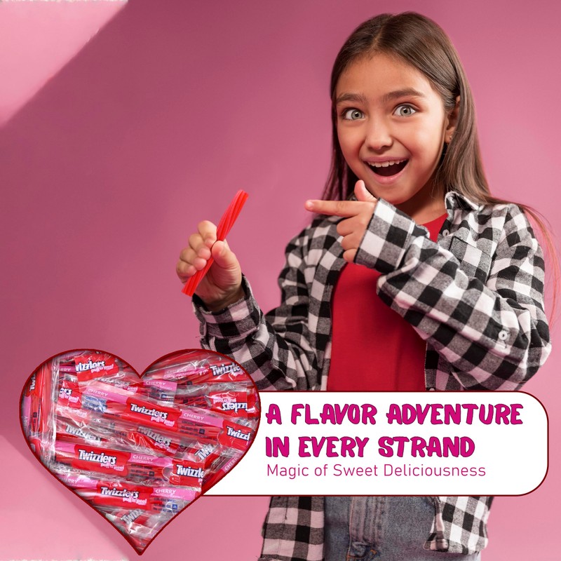 Twizlers Pull 'n' Peel Cherry Bulk Pack, 1 lb (Approx.