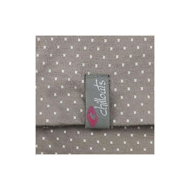 CHILLOUTS Adults' Longbeanie Florence Hat Grey/White Size:One Size