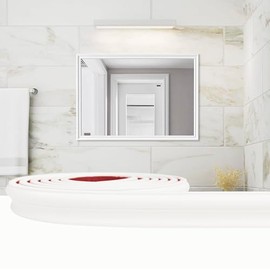 PRO FLEX Proflex Wall Molding Trim - 1.3 Inch x 16 Ft – White - Flexible Peel-and-Stick Wall Trim - PVC Chair Rail Moulding - Easy DIY Home Décor