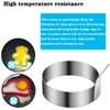 YAOYIN Pancake Mould Egg Ring, 4 Pack 9 cm Fried