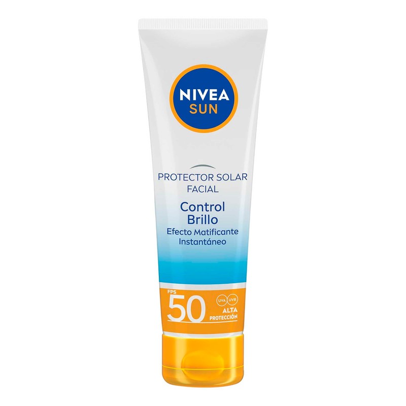 NIVEA SUN Protector Solar Facial Control De Brillo 50 ml