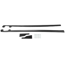 ALMULOO Side Skirts Compatible with 2005-2013 Corvette C6 Base Models ZR1 Style Rocker Panel Guard Extension Mud Flaps Body Kit Replacement