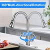 Kitchen Faucet with Pull Down Sprayer,Kitchen Sink Faucet with Sprayer,High