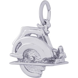 Rembrandt Electric Saw Charm - Metal - Sterling Silver