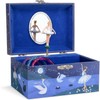 Jewelkeeper Girl's Musical Jewelry Storage Box with Spinning Ballerina, Glitter