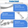 UHANBUT 24" Car Braided Throttle Cable Kit with Gloves, Adjustable