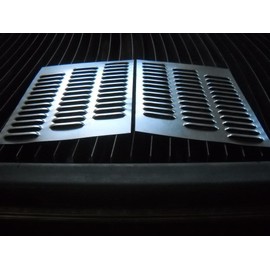 RodLouvers Pair of Angled Triple Row 4” 39 Louvered Panels