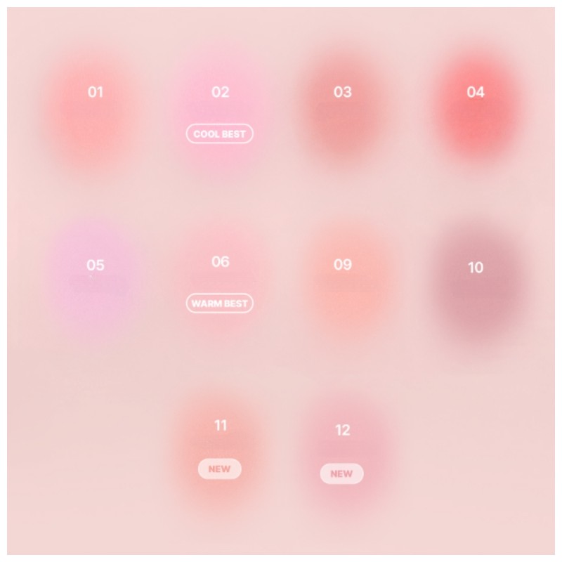 LILYBYRED Luv Beam Cheek Balm 3.5g, Color:10 Grape Pink