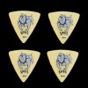 Clayton Spike Ultem Gold Sharp Triangle Guitar Picks 4 Picks