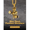 U7 Masculine Workout Jewelry Men Gold Plated Chain with Bulldog
