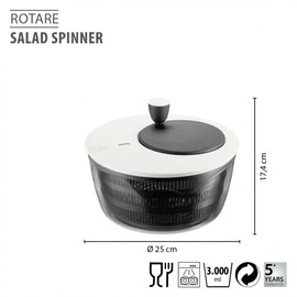 Gefu 28170 Salad Spinner, Rotary