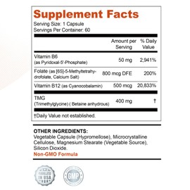 Methylated Folic Acid Supplements for Women Prenatal Vitamins 800 mcg