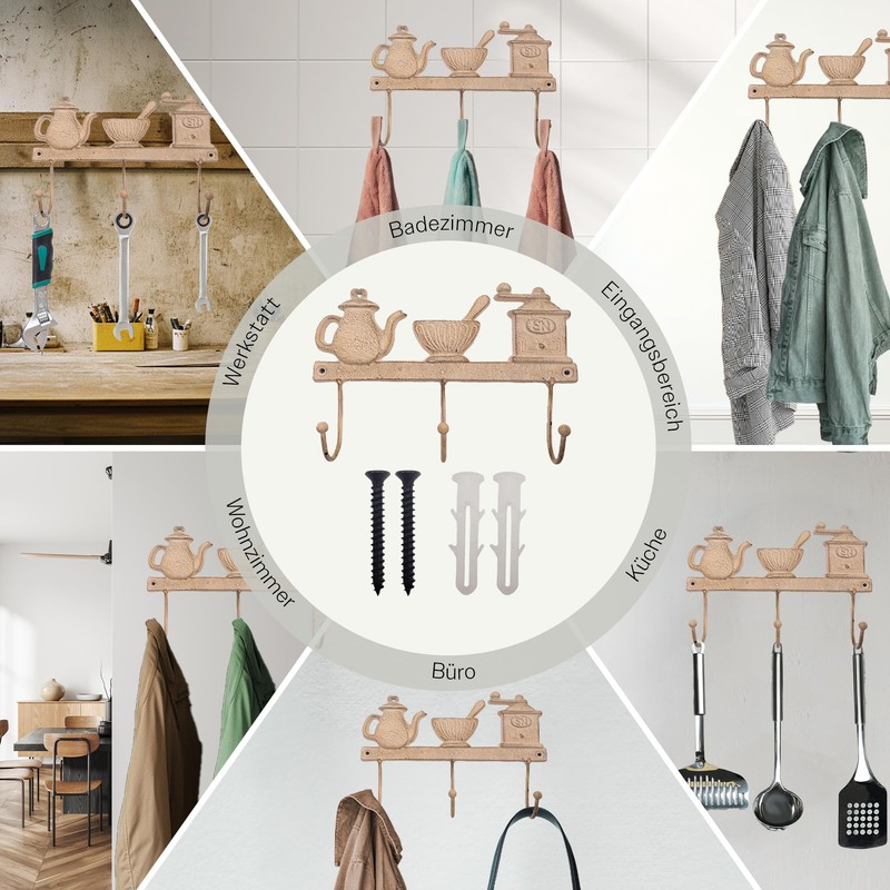 your castle Decorative Wall Hook Coat Hook Made of Cast