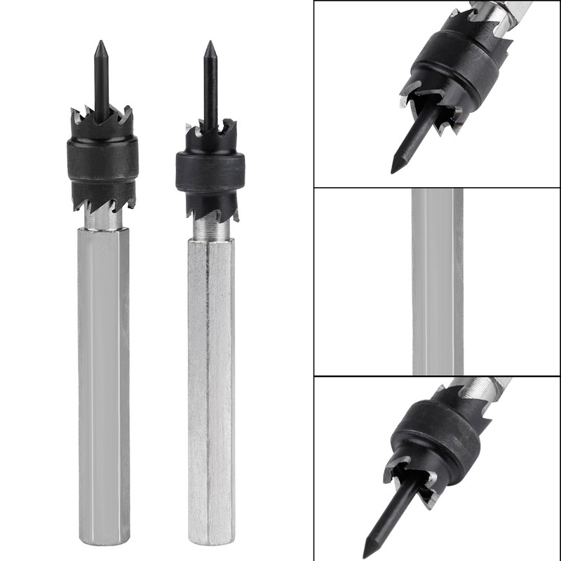 2Pcs High Speed Steel Rotary Spot Weld Drill Cutter Remover