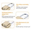 Lock with Combination Code, Combination Lock, 4 Digit Heavy Padlock