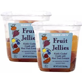 Trader Joe's 2 X Trader Joe's Fruit Jellies Candy 16oz each *SO GOOD!