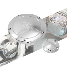 HCmotorku Motorcycle Derby Timer Timing Cover Protector Guard Engine Cover 103 Fit for Harley Twin Cam Dyna Softail Touring Road King Electra Glide 1999-2015 (Chrome-A)