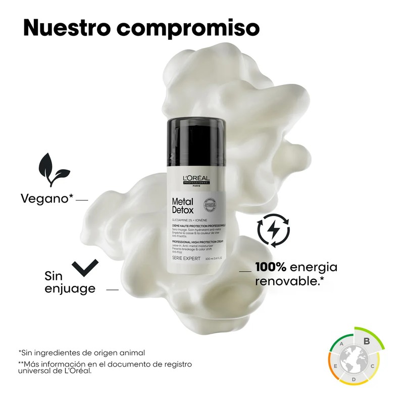 L'Oréal Professionnel Metal Detox Crema de Alta Protección 100ml