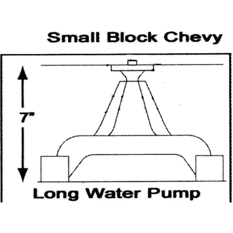 Chap Performance Small Block Chevy Saginaw Power Steering bracket Camel