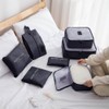 Natiform 7-Piece Label Pouch Travel Storage Luggage Organizer Bag