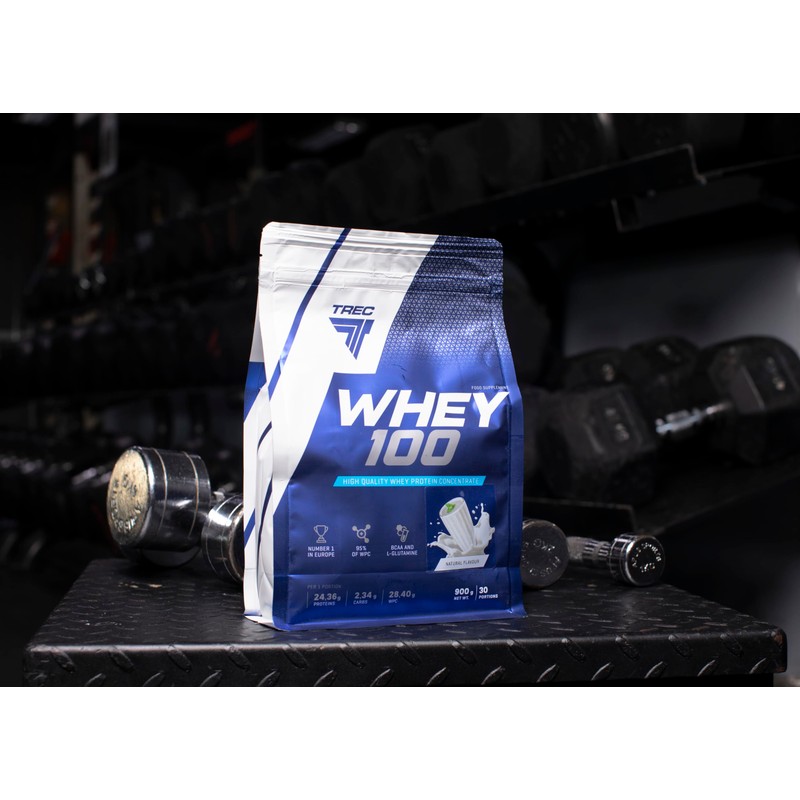 Trec Nutrition - WHEY 100 700g Vanilla - Excellent Solubility,