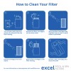 Excel XLS-928 3 Pack Replacement Pool Filter Cartridges for Jacuzzi