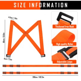 Carrying Straps Moving 2 Person Carrying Strap, Transport Strap, Lifting Belt, Furniture Carry Straps, Easy Lifting, Carrying, Moving Furniture, Household Appliances, Mattresses for Items