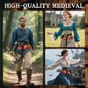 Renaissance Belt Medieval Pouch Belts Purse Leather Drawstring Pouch Potion