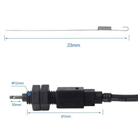 YFFSFDC Rear Brake Switch Universal Rear Brake Stop Light Switch Rear Stop Lamp Switch Motorcycle Rear Brake Light Switch Rear Brake Light Switch (M12 x P1.5mm)