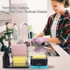 GINZER Dish Soap Dispenser Kitchen Set,4-in-1 Kitchen Cleaning Tool Organizer,