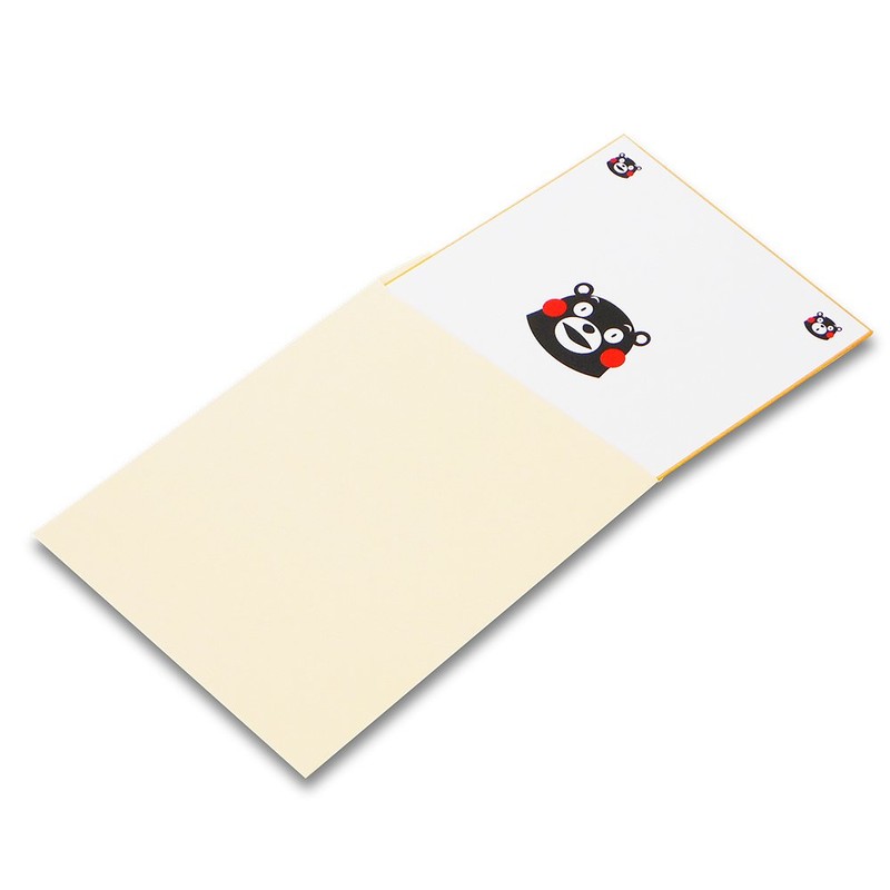Shinokoma KM-301 Shikishi Kumamon Square Face Up, Pack of 1