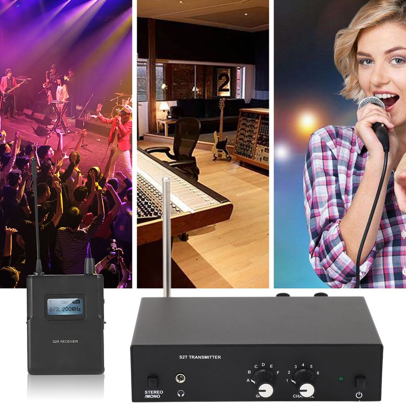 For ANLEON S2 UHF Stereo Wireless Monitor System in Ear