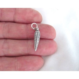 Sterling Silver Ear of corn charm Jewelry Earrings for Women #3298FE5632