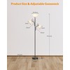 LEPOWER Floor Lamp, Standing Lamp with Replaceable 3000K Energy-Saving, Lamp