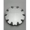 SSR Silver No Logo Snap In Wheel Center Cap with