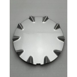 SSR Silver No Logo Snap In Wheel Center Cap with Lock Ring SSR-REARCAP