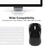 Wendry Wireless Mouse, Ultra-Thin 2.4GP Wireless Bluetooth Mouse óptico Mute
