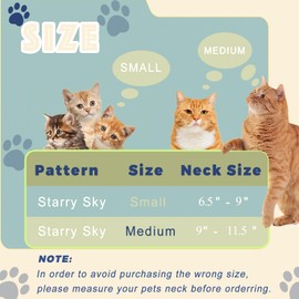 Mechpia Cat Cone Collar Soft, Cat Recovery Collar to Stop Licking, Protective Cat Neck Cone After Surgery for Small Medium Cats Kittens Puppies