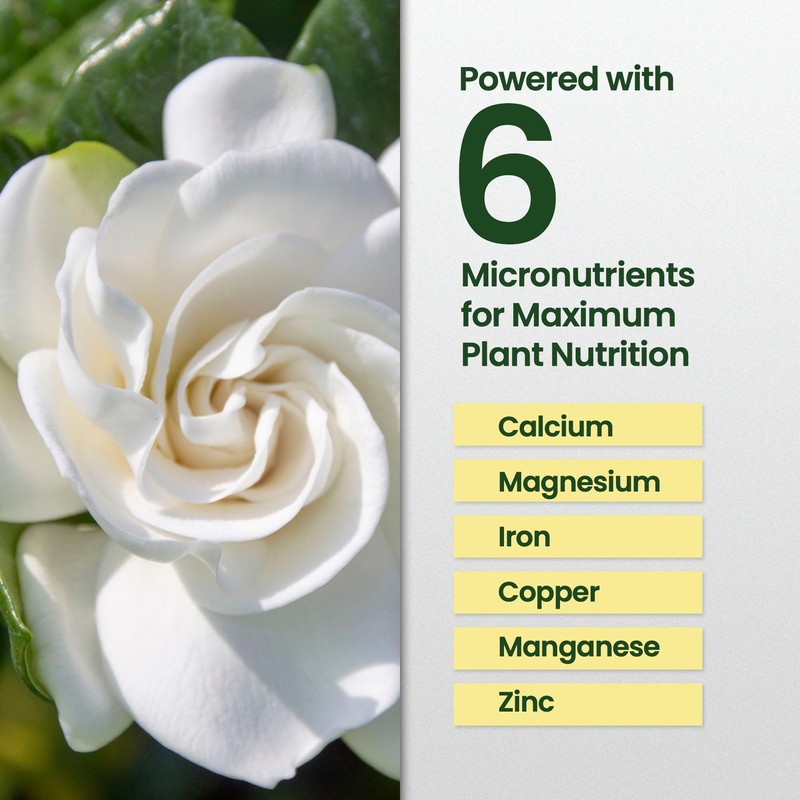 Gardenia Fertilizer for Vibrant Growth & Fragrant, Beautiful Blooms, 32oz