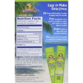 Margaritaville Singles to Go Drink Mix, Margarita, 6 Count (Pack of 6)