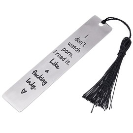 Ouligay Funny Bookmarks for Women Metal Bookmarks for Book Lovers Reading Gifts for Teenagers and Writers Book Accessories for Reading Lovers Readers