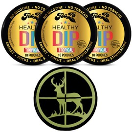 TeaZa Herbal Pouch Tropical 3 Cans with DC Crafts Nation Skin Can Cover - Deer