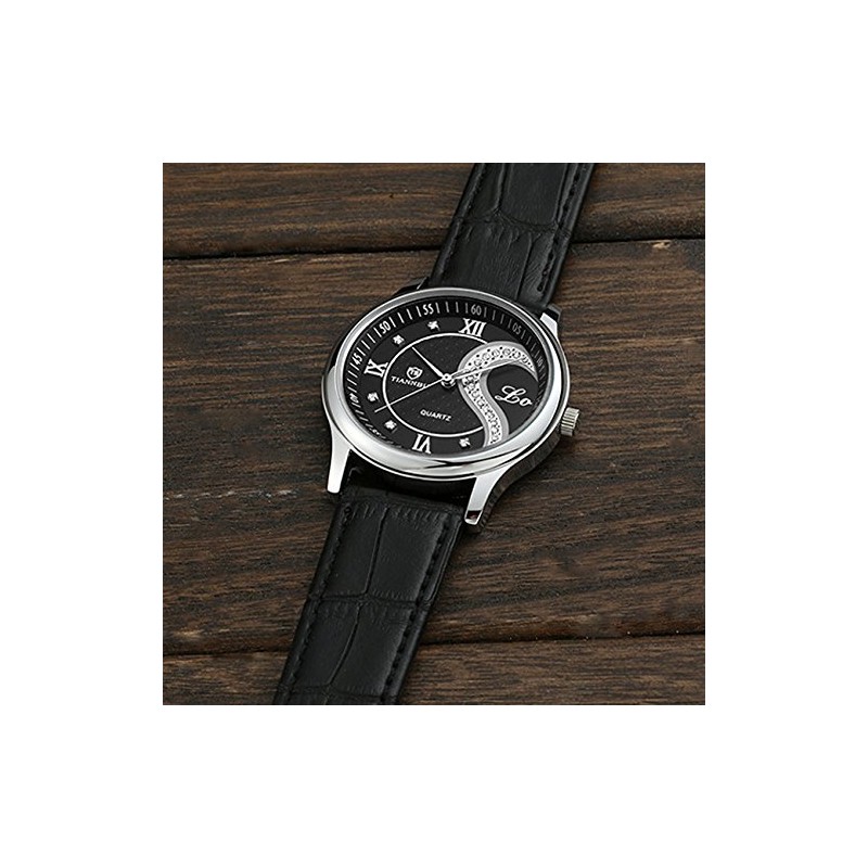 Dreaming Q&P D-102 Romantic Couple Men's and Women's Watch Set,