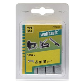 Wolfcraft 7015000 Wide Steel Braces Type 053 4 mm Pack of 3000, silver