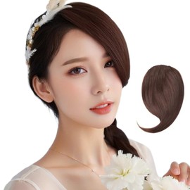 GFun Bangs Wig, Thick, Natural, Full Hand Plant, Partial Wig, Point Wig, Costume, Everyday, Dark Brown