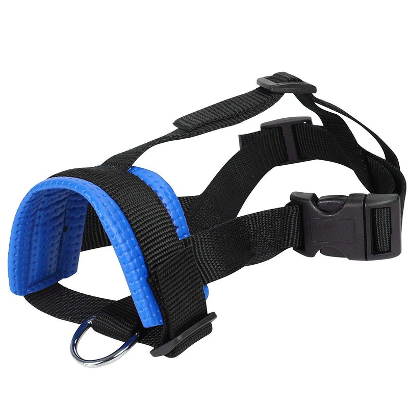 Head Strap Dog Muzzle Prevent from Taking Off by Paws