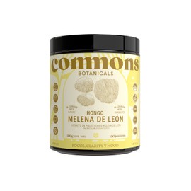 Commons Lion´s Mane - Extracto puro de Melena de León en Polvo 100g 100% Orgánico Función cerebral, memoria y enfoque
